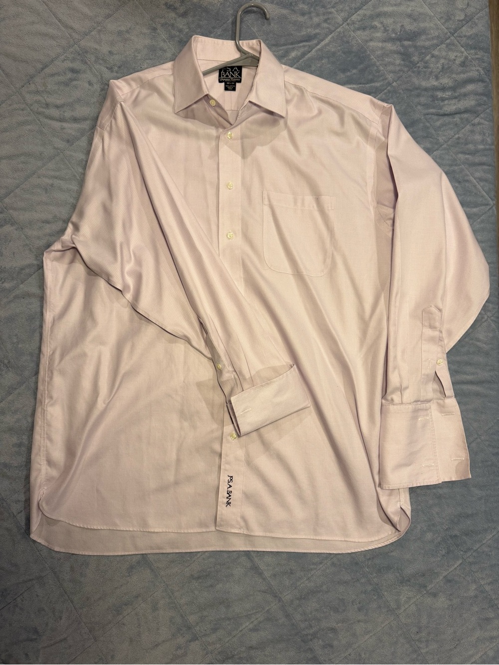 Jos. A. Bank Men's Light Pink Long-Sleeve Dress Shirt